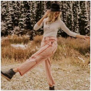 We The Free Monroe Jeans Pink Cinnamon 28